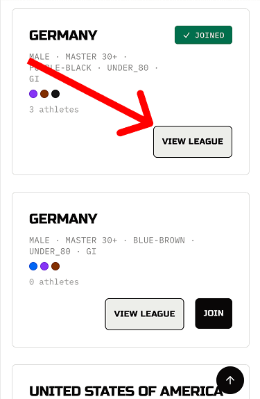 Joined existed league